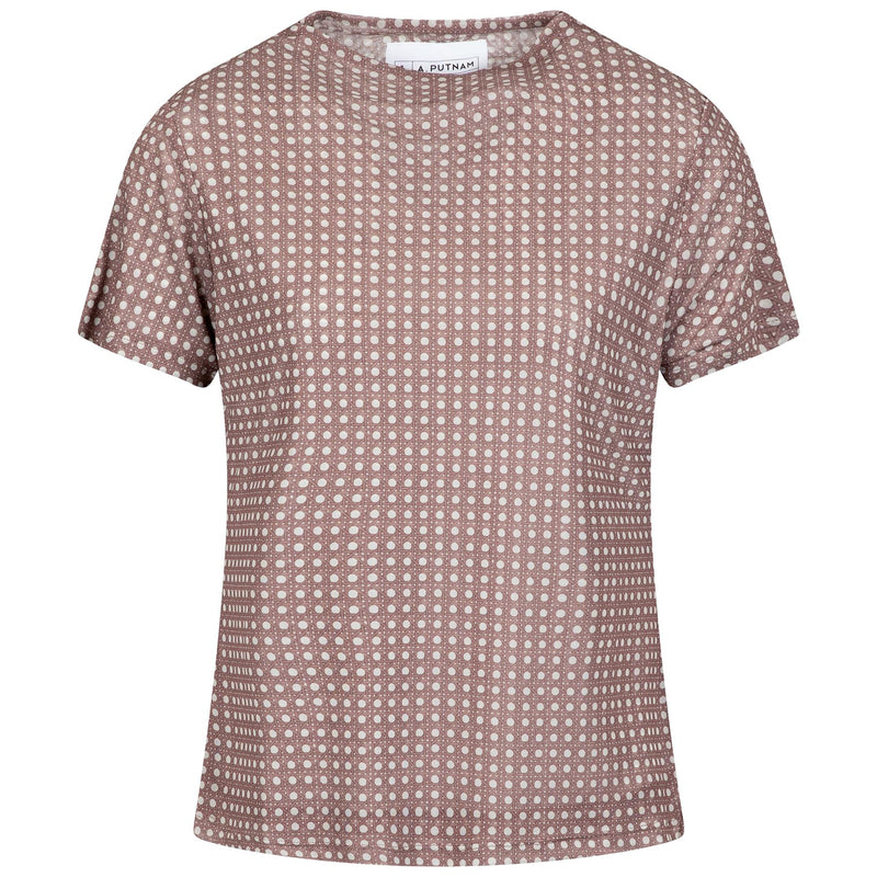 Womens Sentry UPF SS Top Mauve Rattan