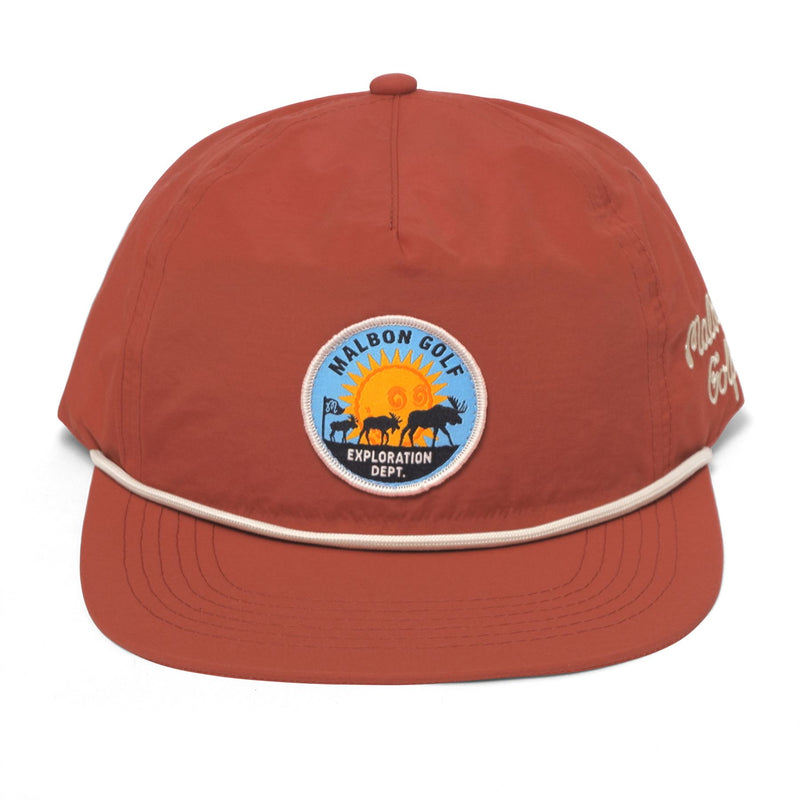 Exploration Dept. Nylon Rope Cap Rust