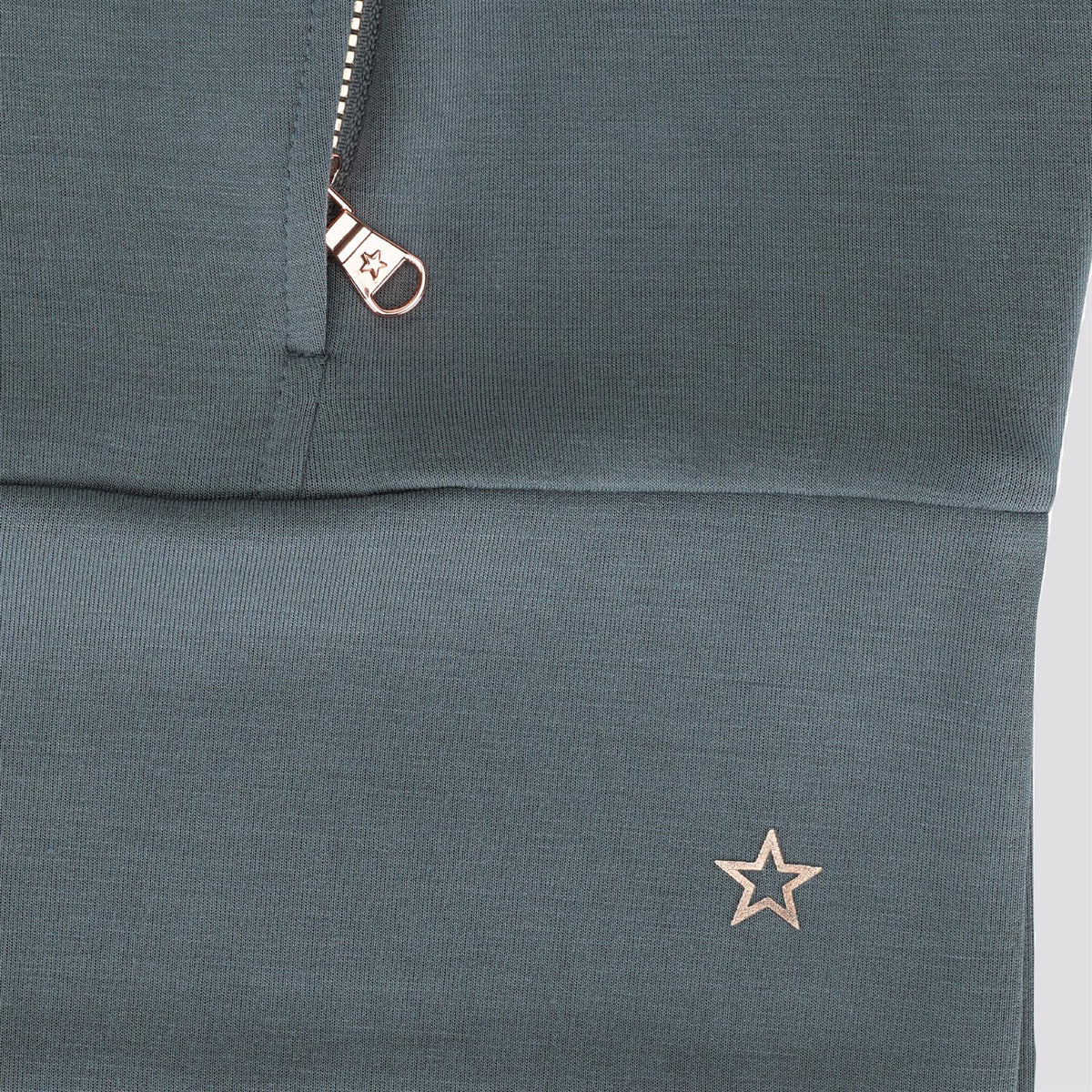 Womens Vacay Quarter Zip Mid Layer Grey