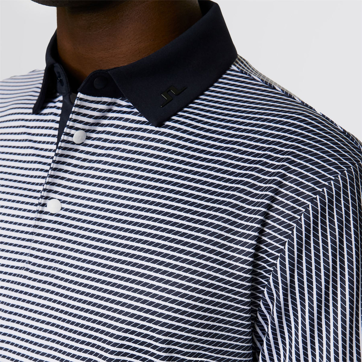 Marvin Stripe Polo White