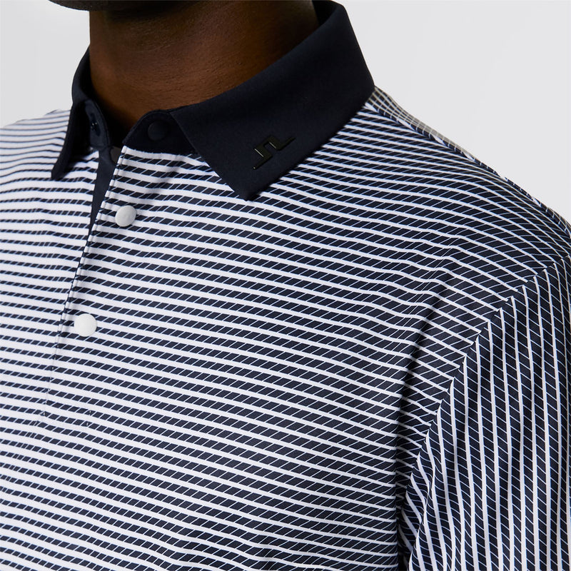 Marvin Stripe Polo White