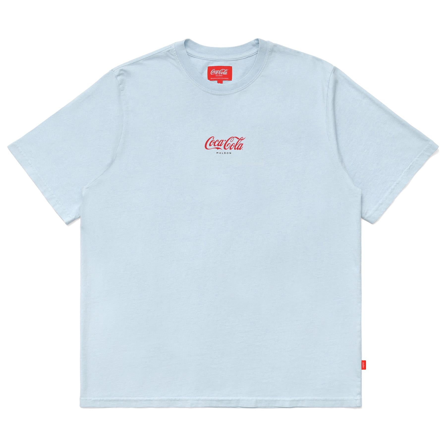 Malbon Golf x Coca Cola Special Delivery Tee Powder Blue