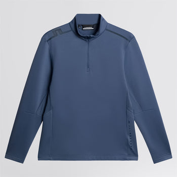 J.Lindeberg Vinnie Quarter Zip Mid Layer Vintage Indigo