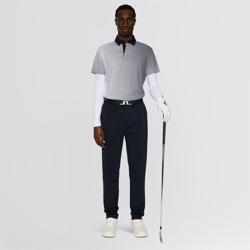 Marvin Stripe Polo White