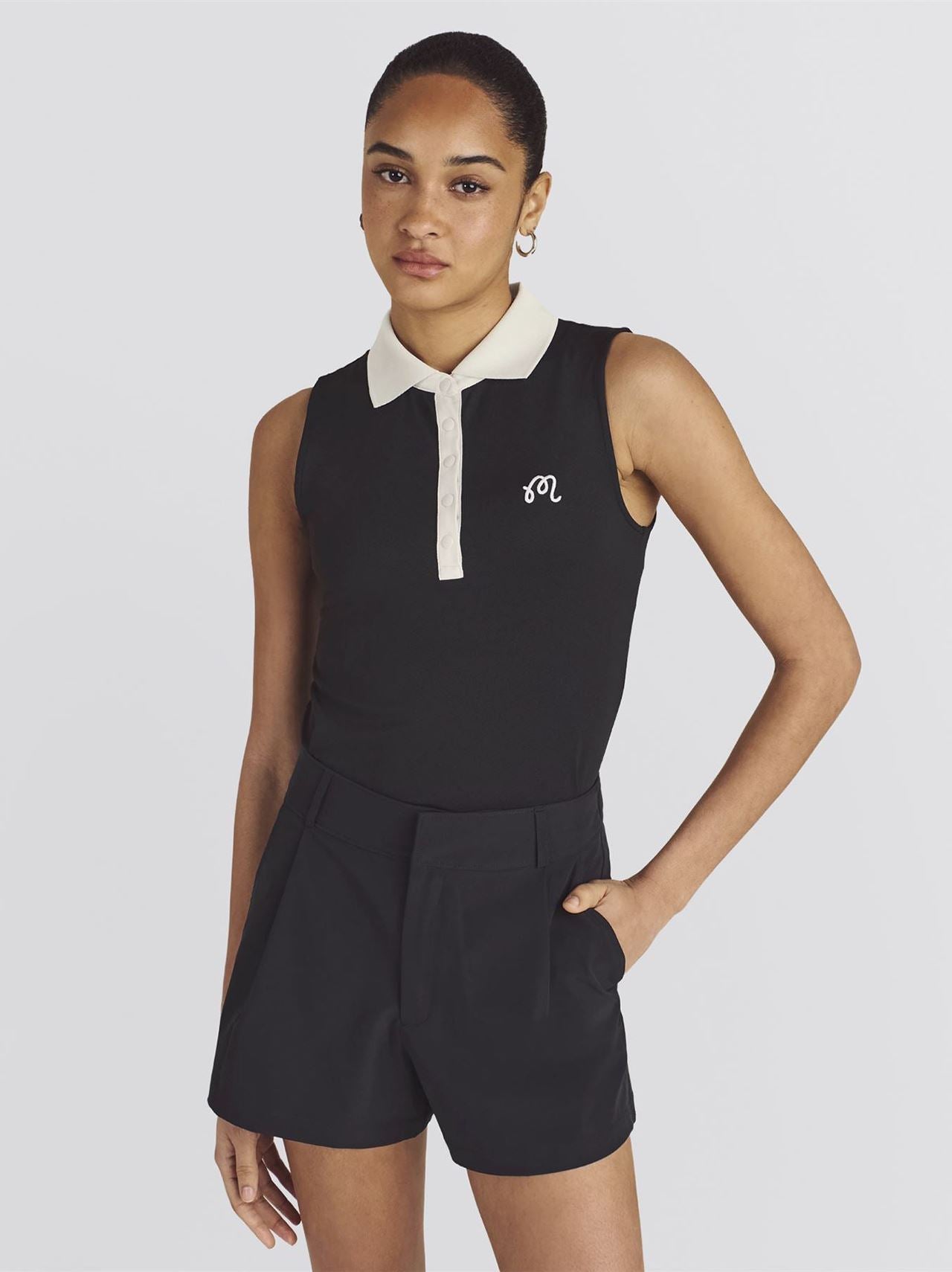 Womens Claudia Polo Black
