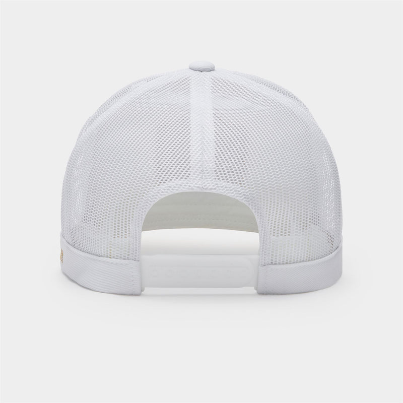 Bullion Stretch Twill Snapback Cap Snow