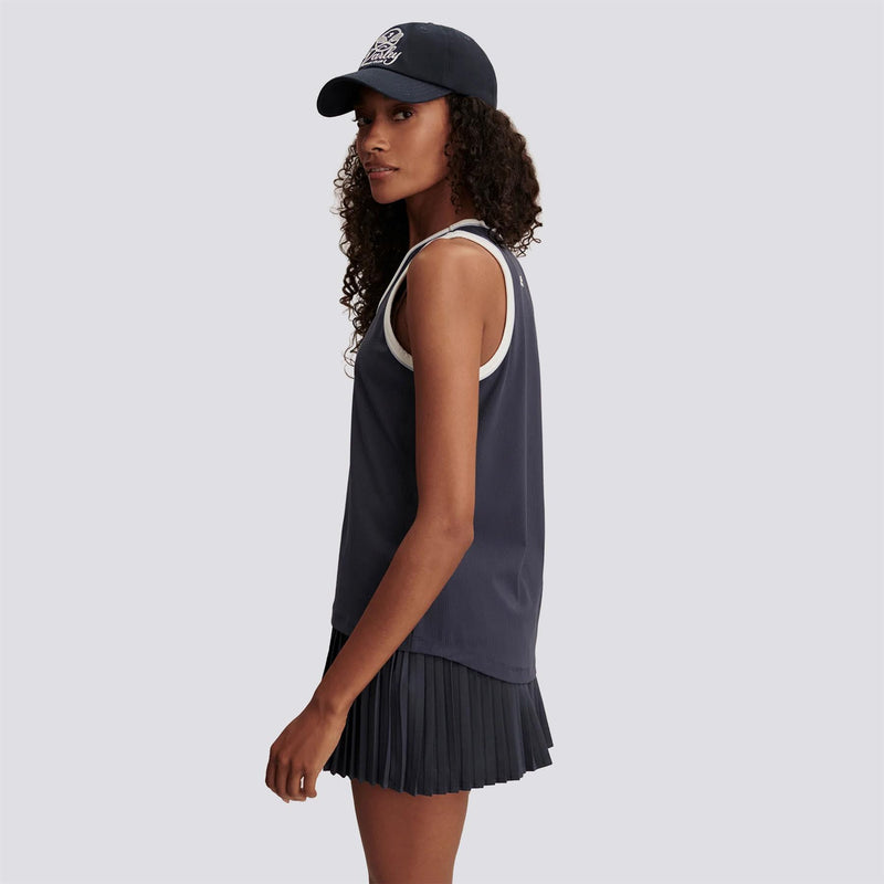 Womens Tegan Performance Tank Blue Nights