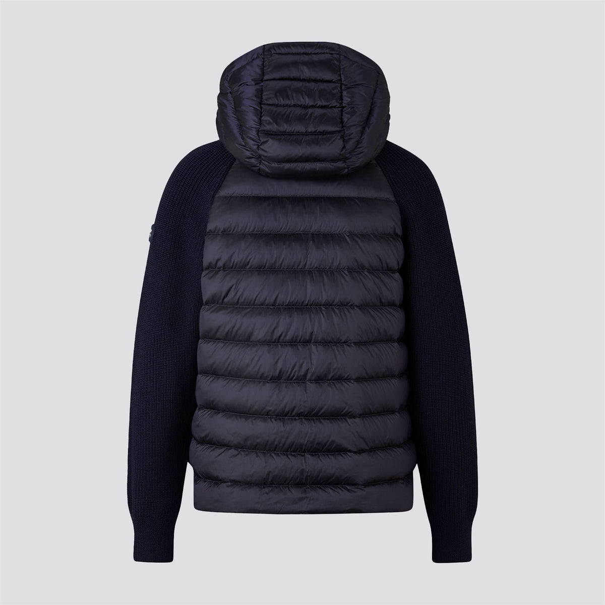 Womens Pamy Hybrid Knit Jacket Navy