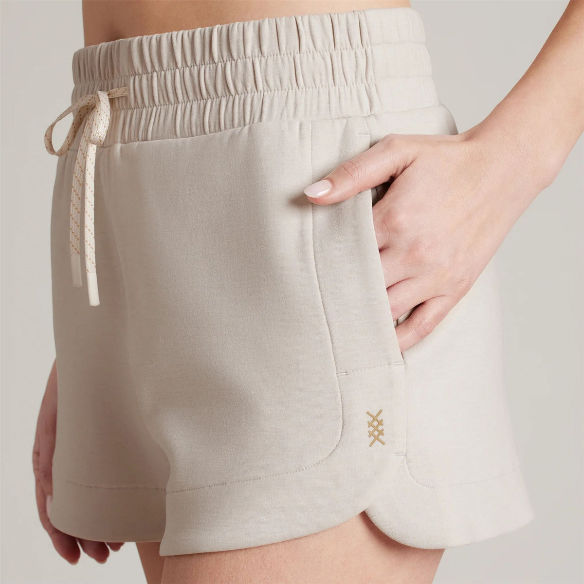 Womens DreamGlow Shorts Sand