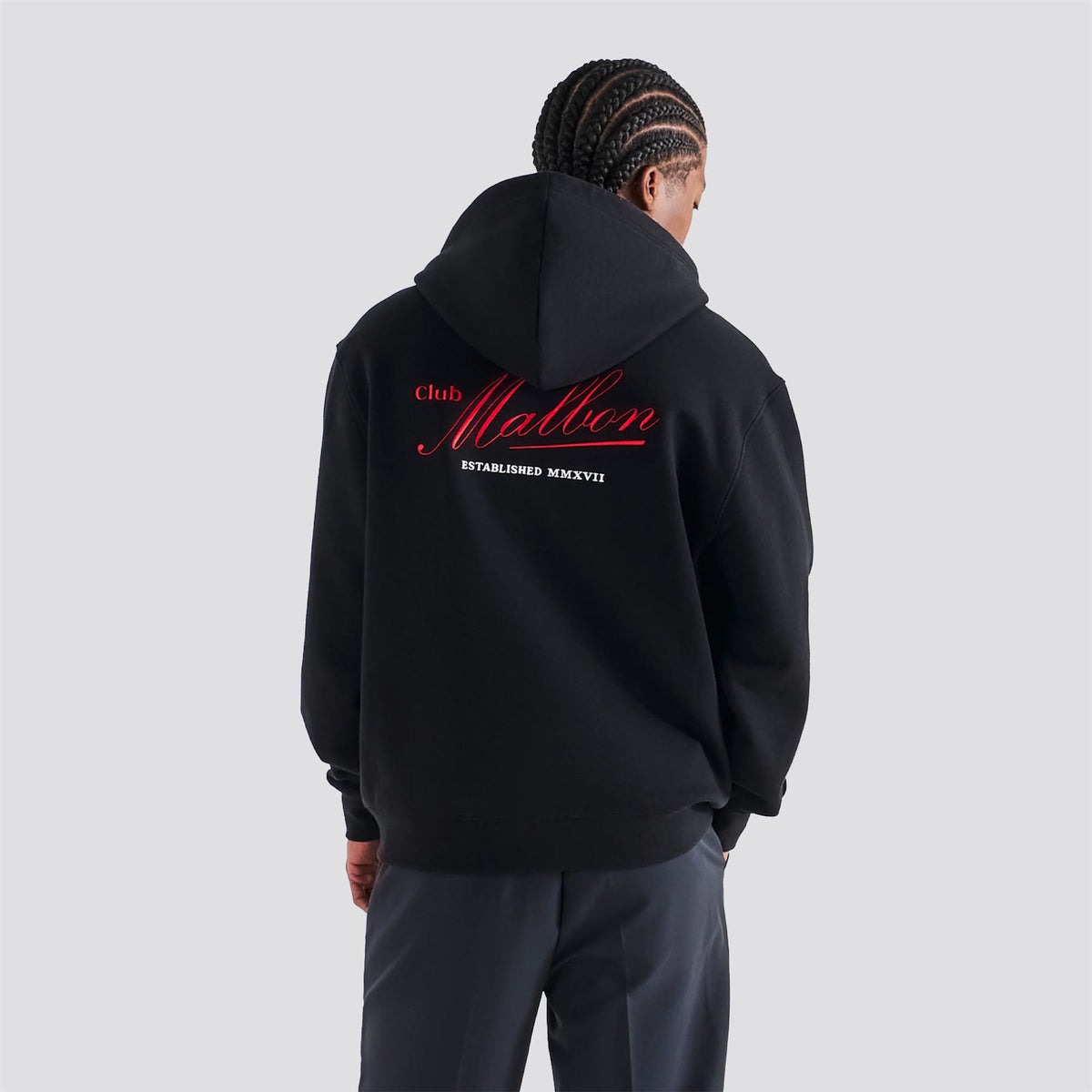 Members Full Zip Hoodie Black