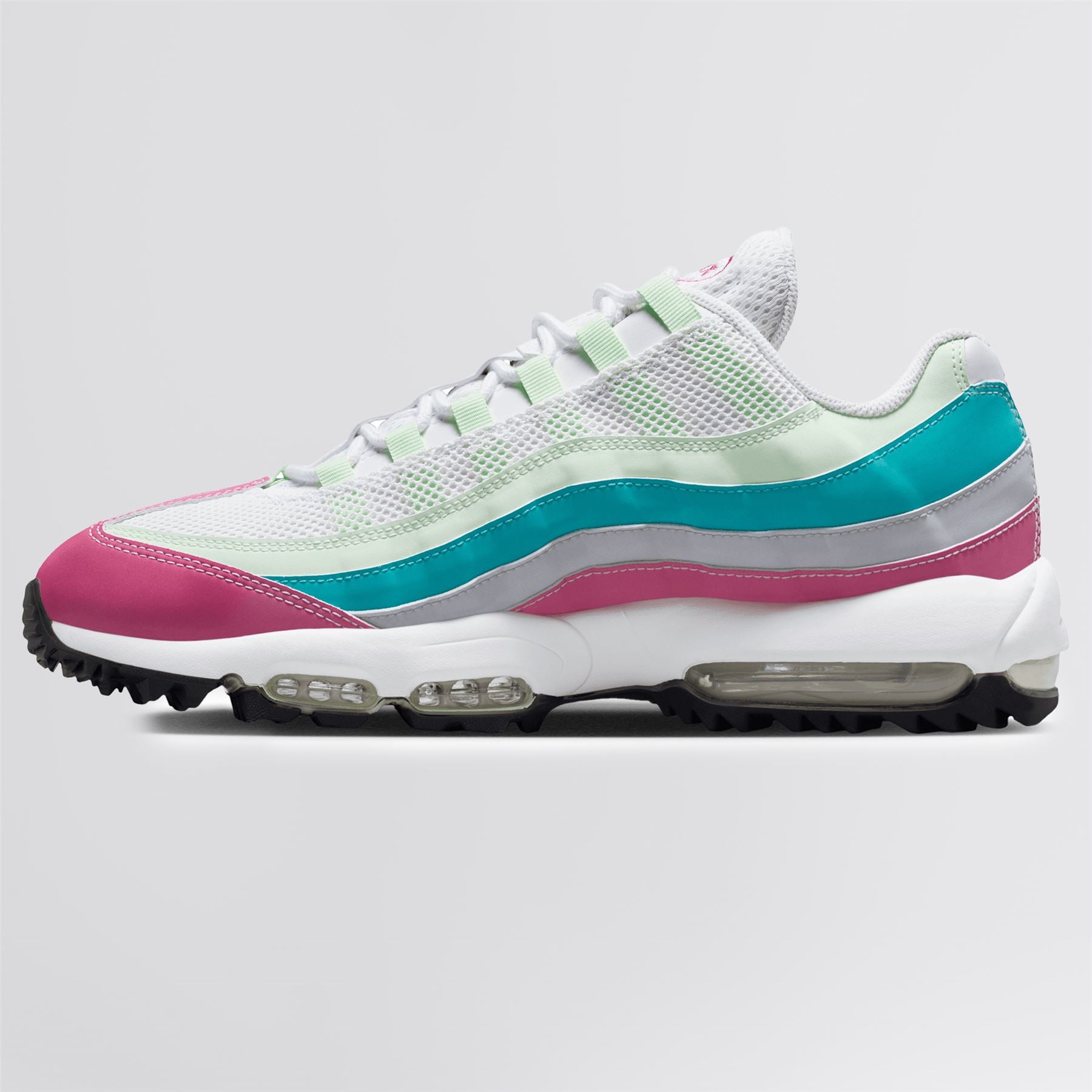 Nike Air Max '95 Golf Shoes Peony/Anthracite/Volt Cactus