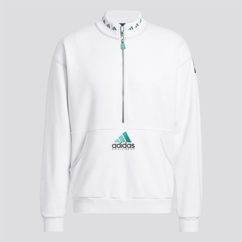 Equipment Quarter Zip Jacket White