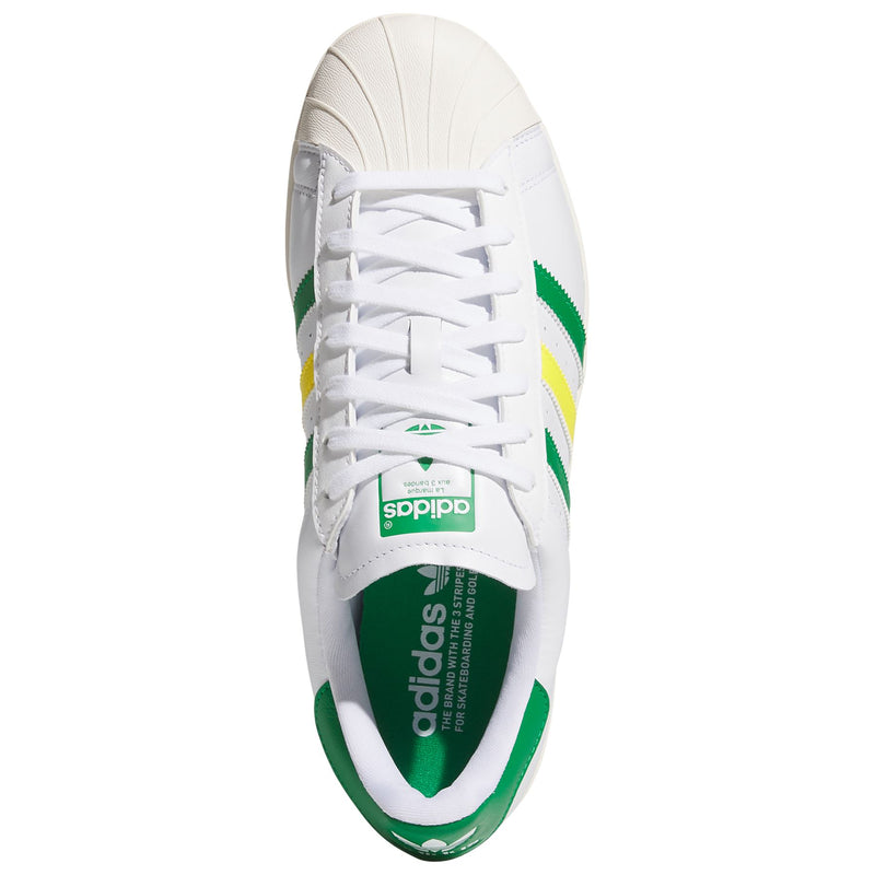 Superstar Spikeless Golf Shoes White/Green/Yellow