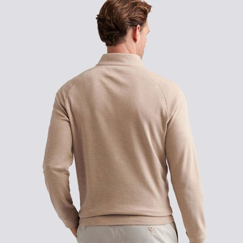 Grant Birdseye Quarter Zip Camel
