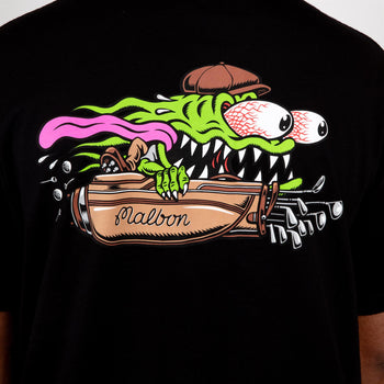 Malbon x Santa Cruz Bermuda Slasher Tee Malbon Black | TRENDYGOLF USA