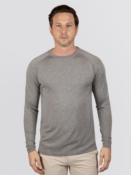 The Carr Long Sleeve T-Shirt Heathered Gray
