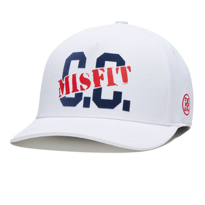 C.C. Misfit Stretch Twill Snapback Hat Snow - AW23