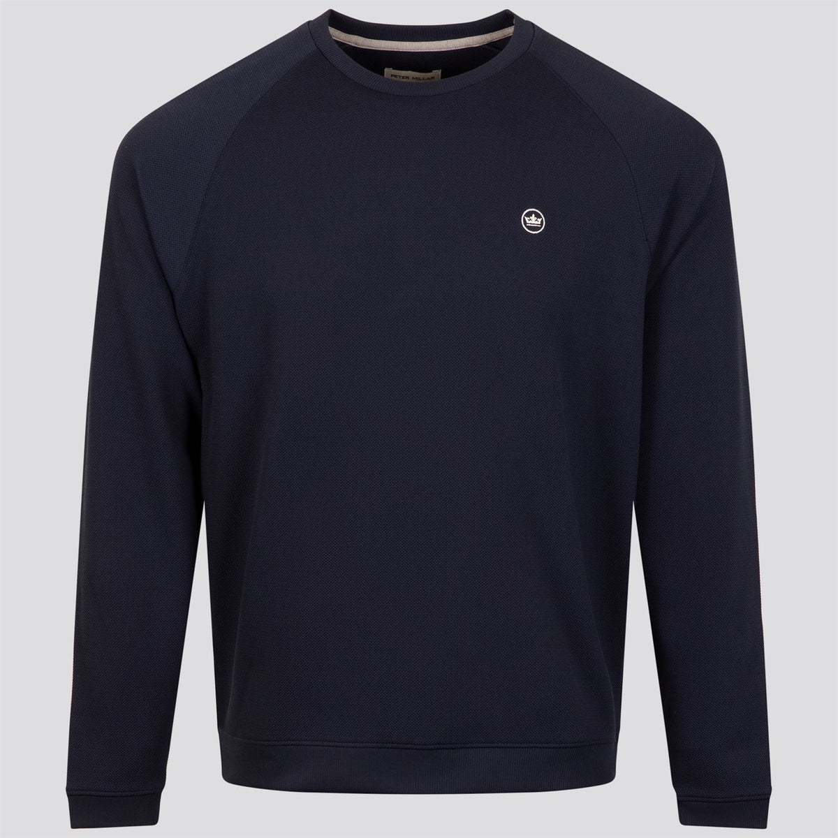 Cradle Pique Performance Crewneck Navy