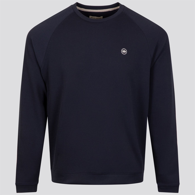 Cradle Pique Performance Crewneck Navy