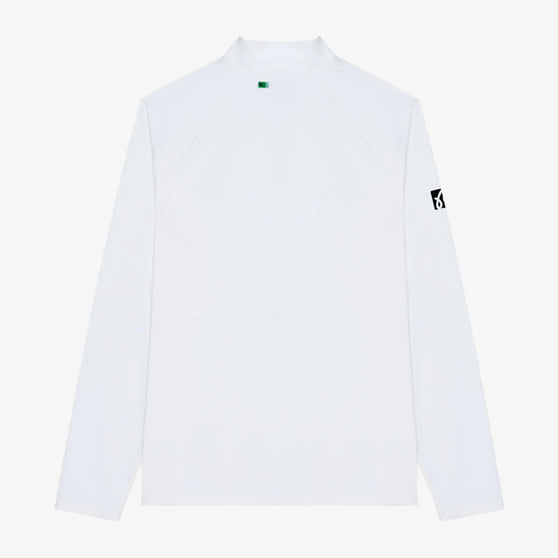Performance Raglan Quarter Zip White