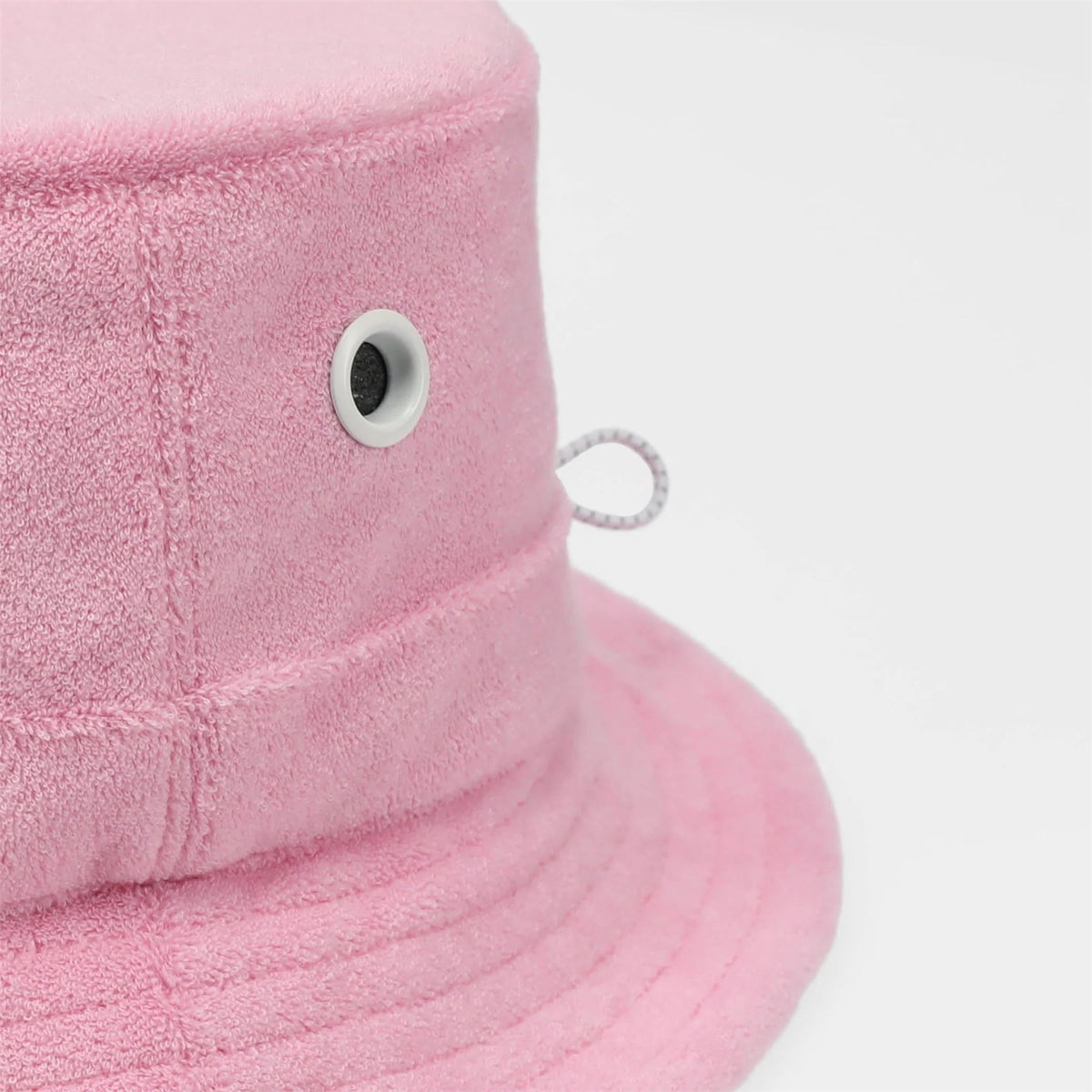 Womens Terry Towel Sport Bucket Hat Lilac Pink