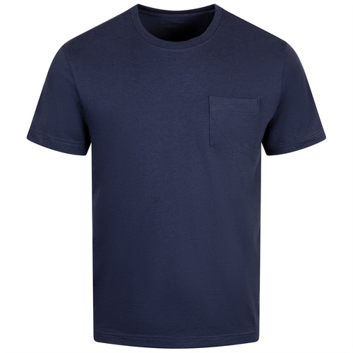 Crown Comfort Pocket Tee Navy - SS25