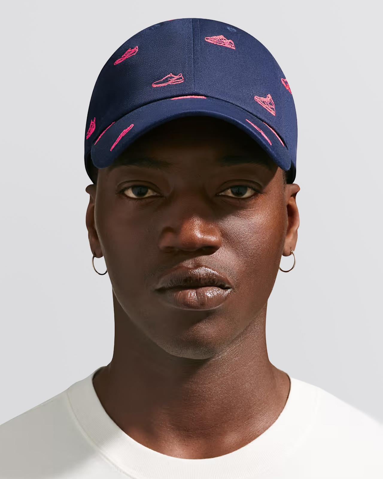 Unstructured Gilf Cap College Navy/Hot Lava
