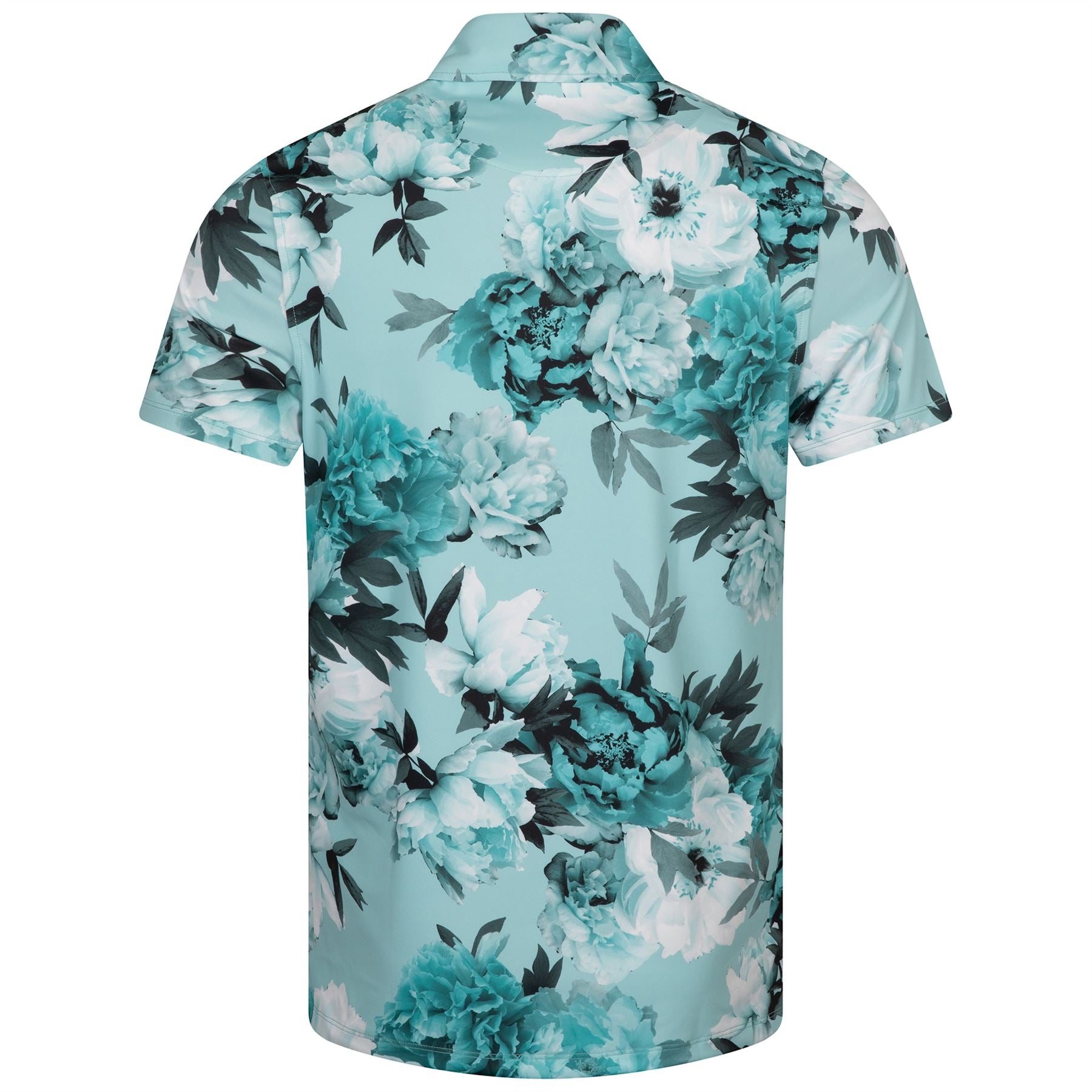 Messina - Multi Floral - Soft Jersey Polo Shirt Floral Print, Polo Shirts