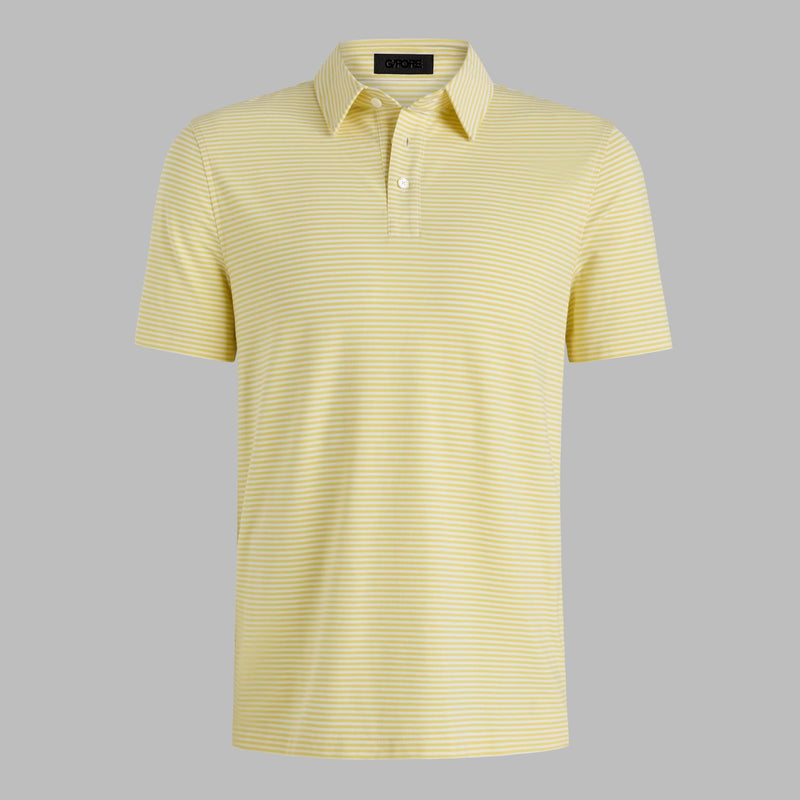 All Play Stripe Polo Canary