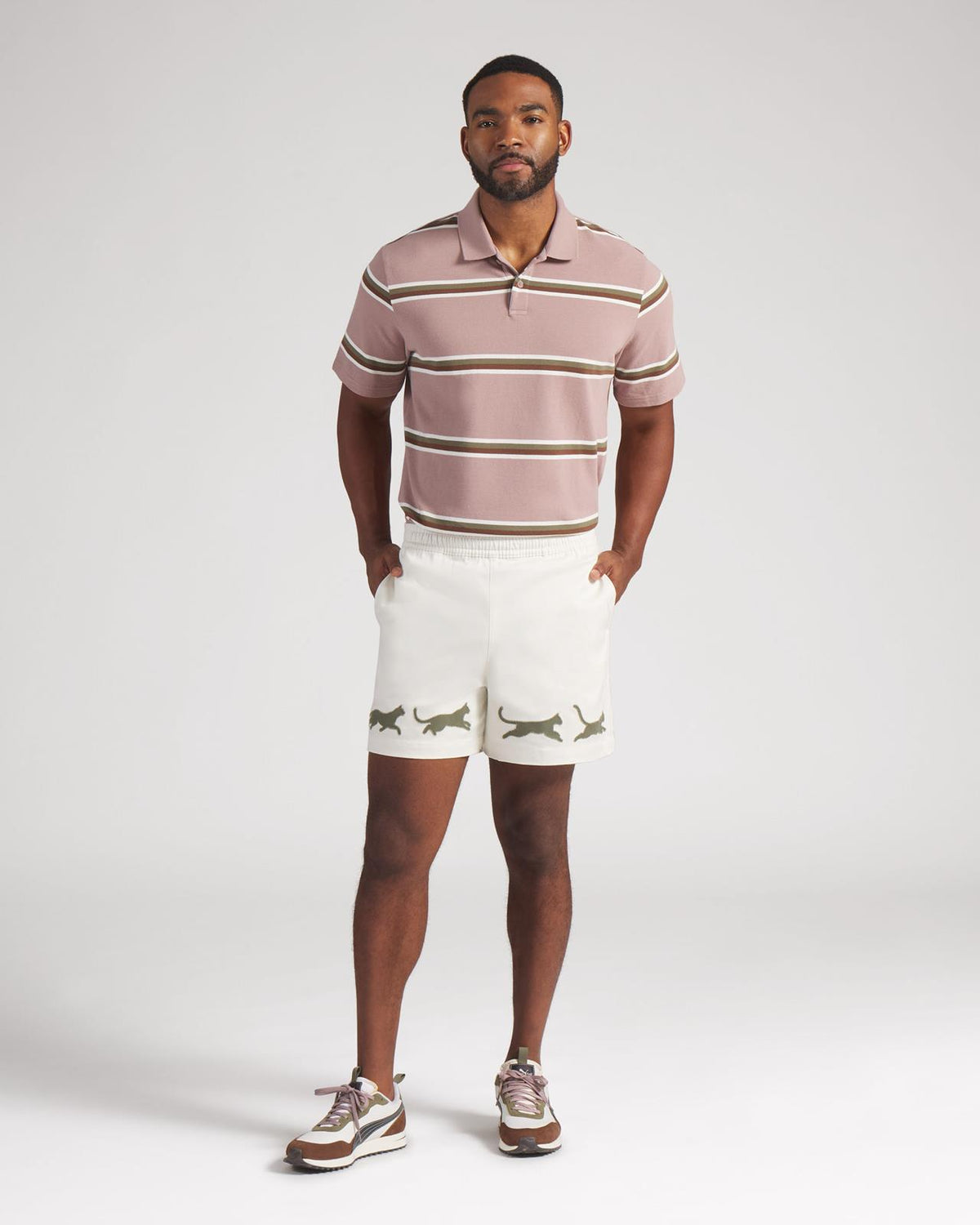 x GGNC Shorts Warm White