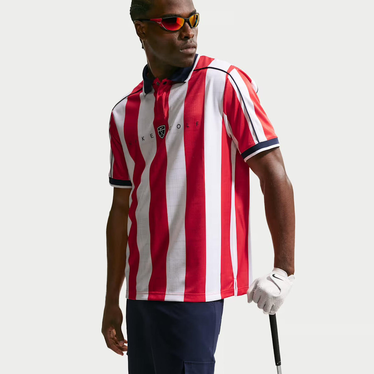 Dri-FIT Fairway Fresh Loose Polo University Red/Midnight Navy