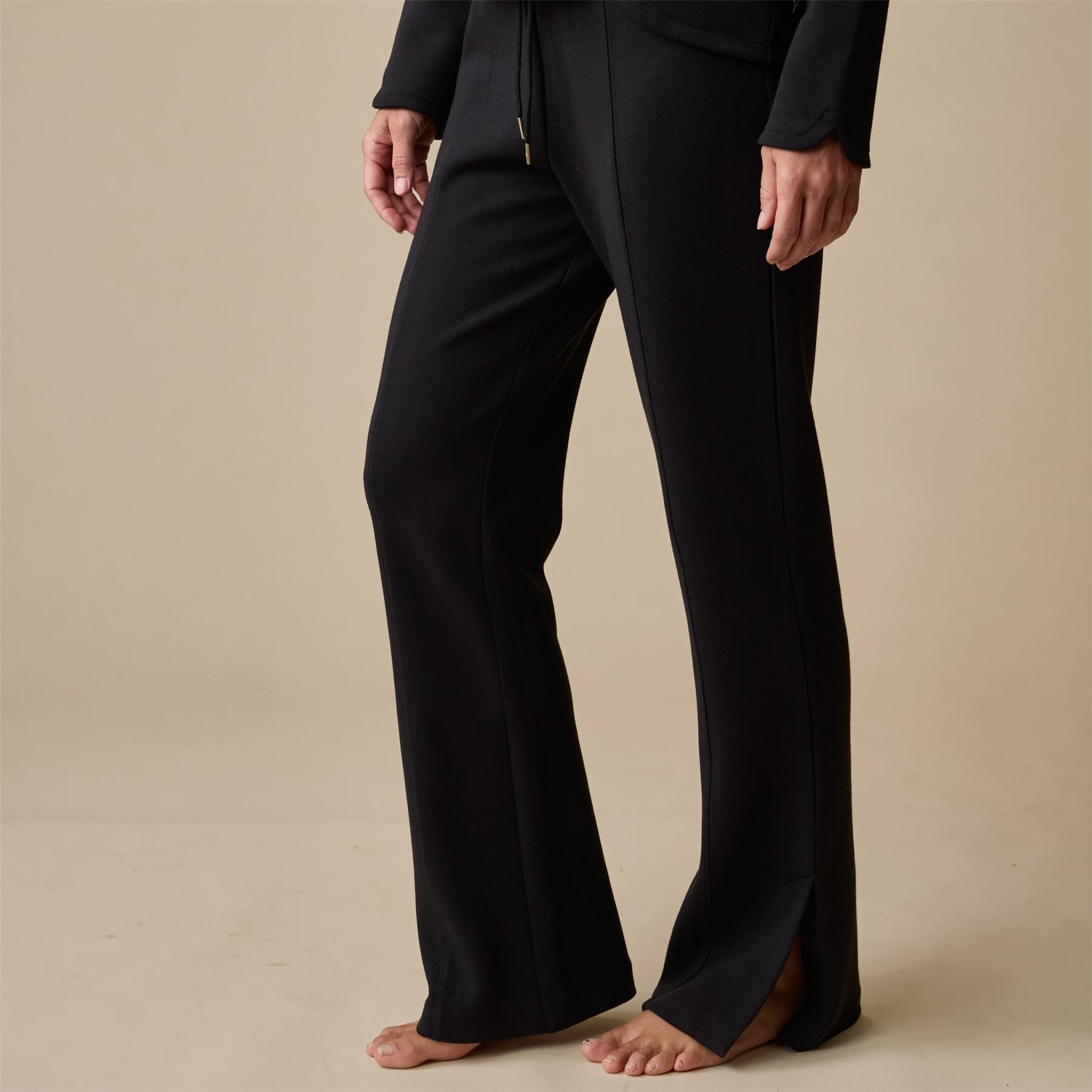 Womens Tulip Lounge Pants Black