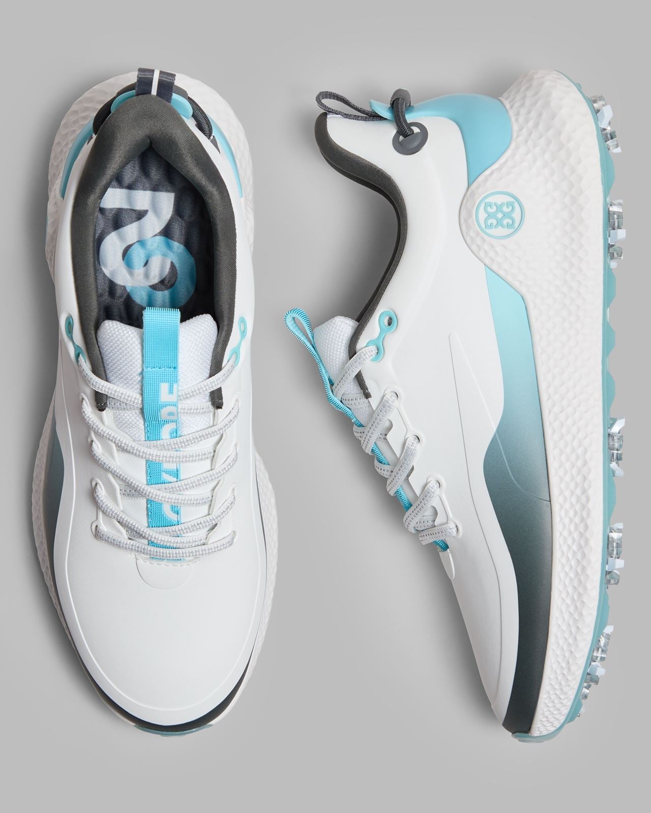 G/FORE Men's MG4+ O2 Gradient G/LOCK Shoes Snow/Cenote