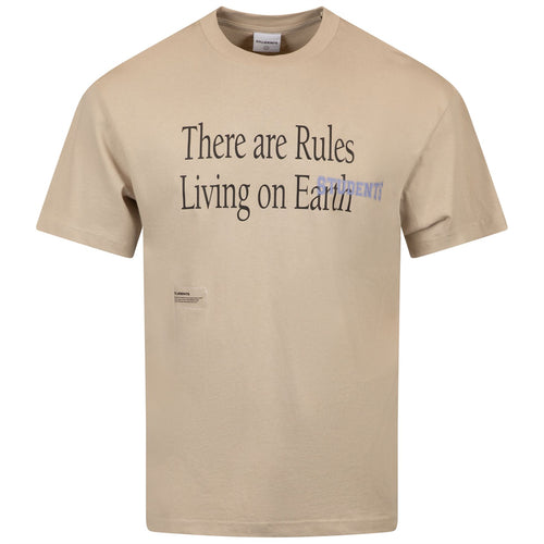 There Are Rules Tee Sand - 2025