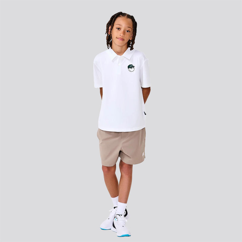 Youth Baldwin Buckets Polo Bright White