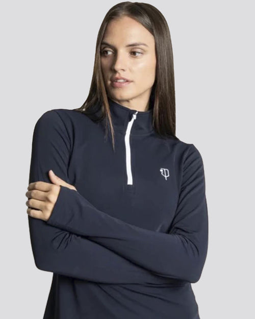 Womens Regatta Quarter Zip Bainbridge Blue