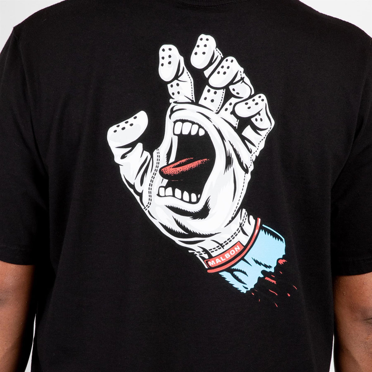 x Santa Cruz Bermuda Screaming Hand Tee Black