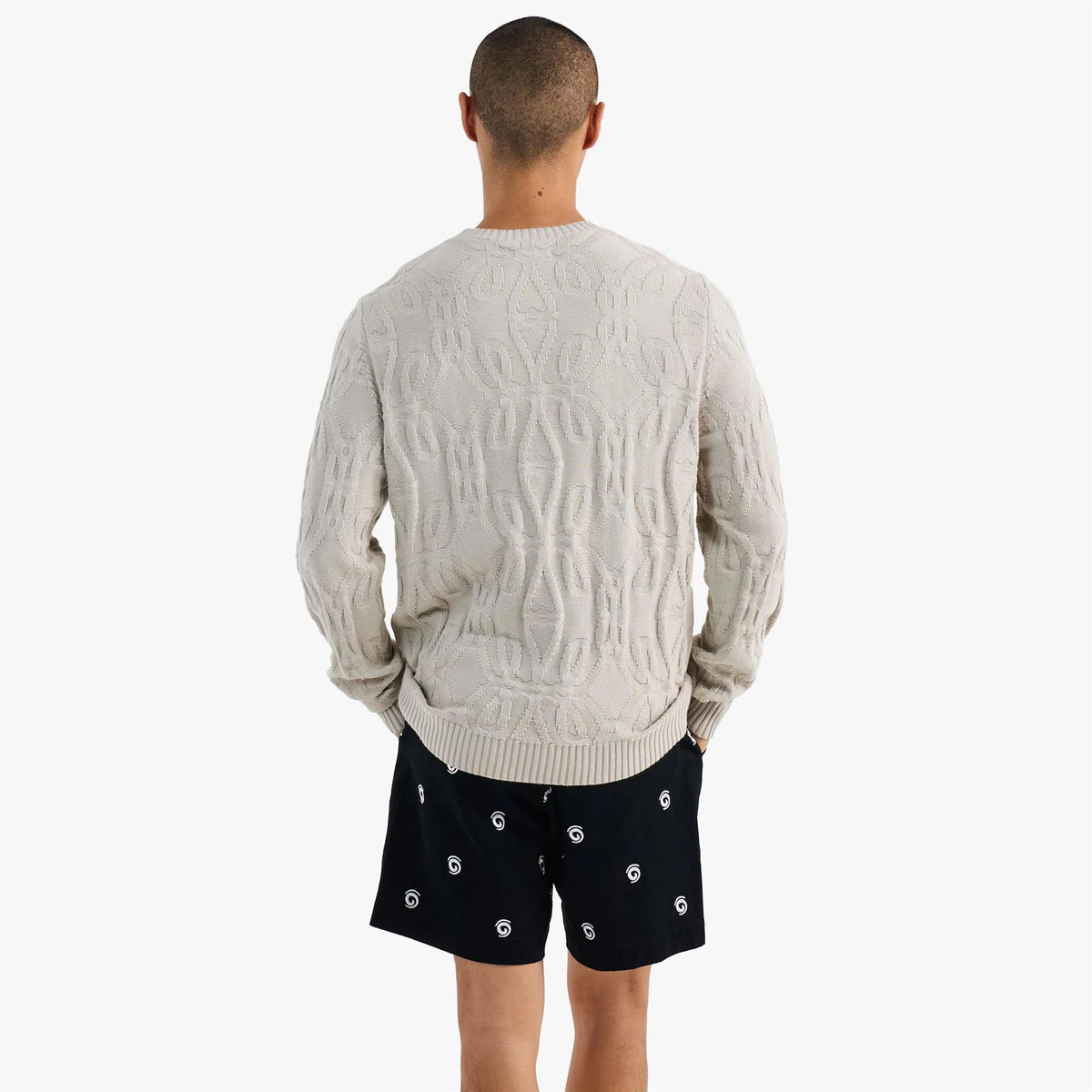 Monaco Knit Sweater Ivory