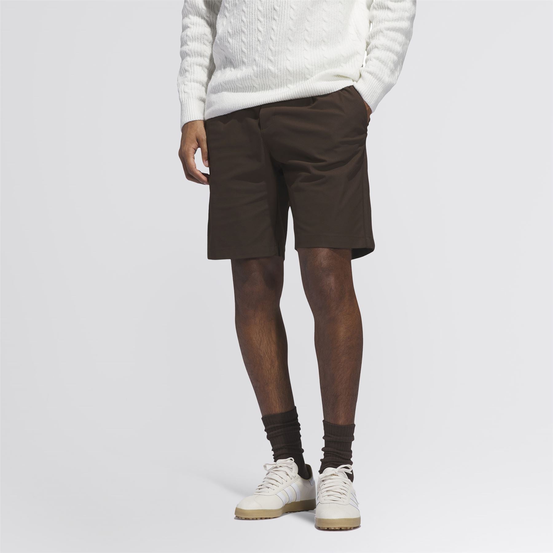 Originals Twistknit Pleated Shorts Dark Brown