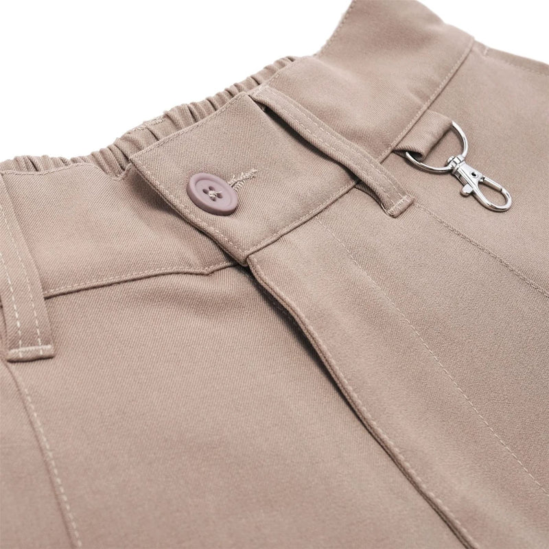 Calculus Baggy Slack Pleated Pants Cement