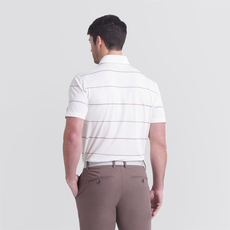 x AP Rugby Stripe Polo Warm White