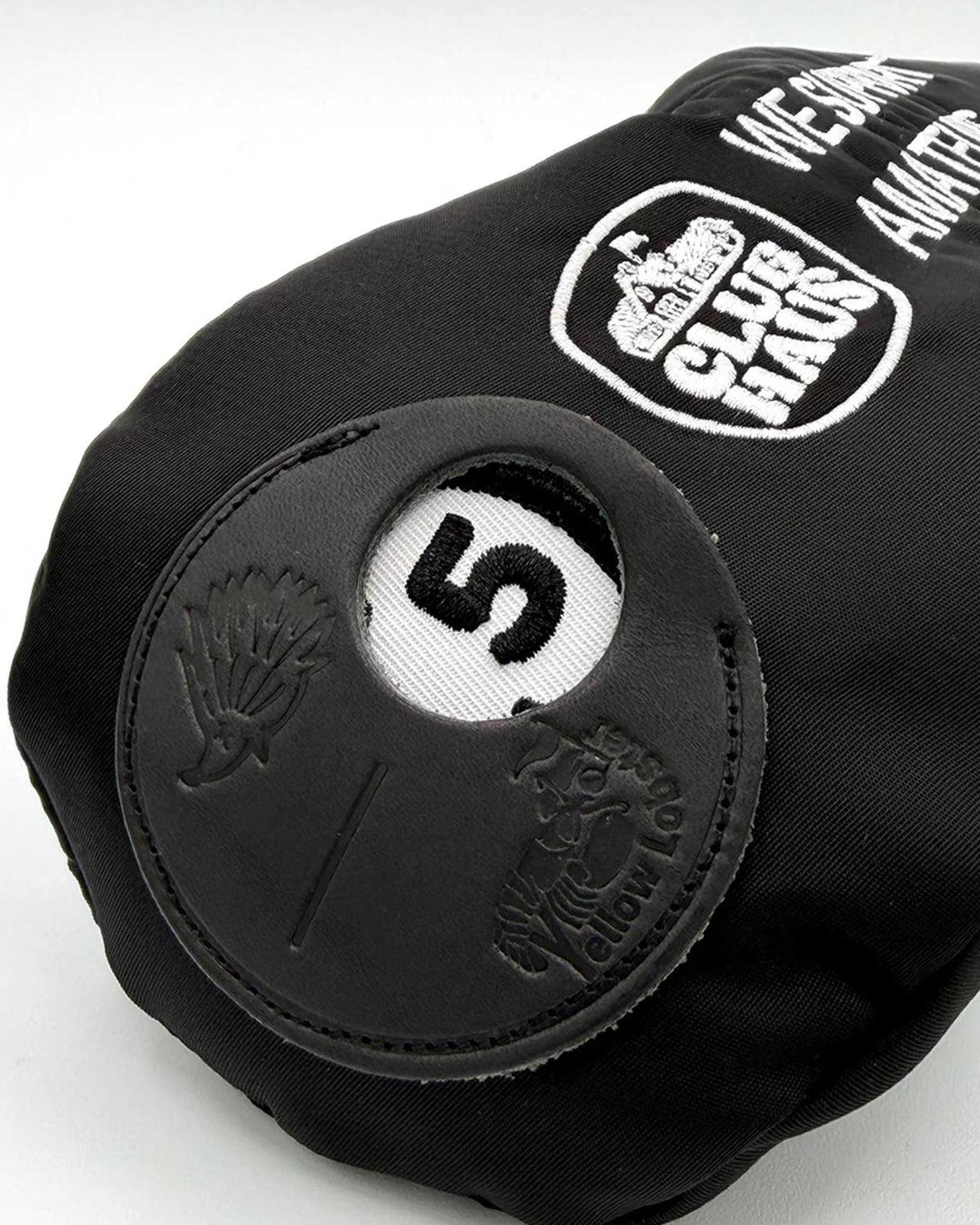 x Club Haus Nylon Twill Fairway Wood Head Cover Huntington Black
