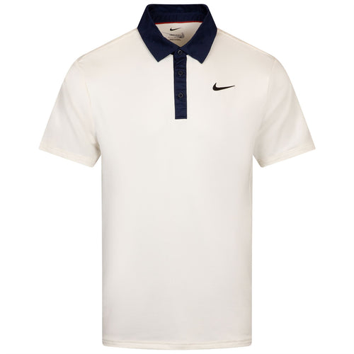 Dri-FIT Tour Contrast Polo Pale Ivory/Midnight Navy/Black - SS25