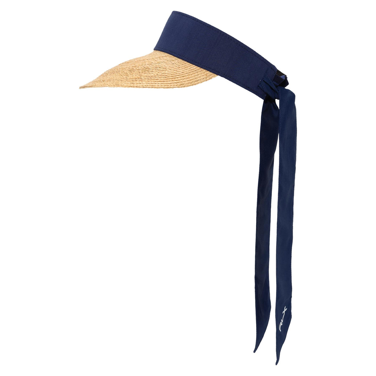 Womens Twilly Tie Visor With Box French Navy