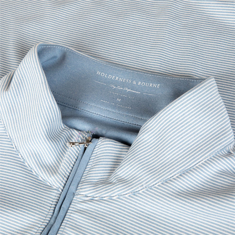 The Sherwood Pullover Mid Layer Bedford/White