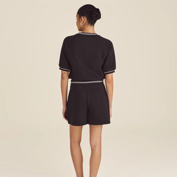 Malbon Golf Billie II Sweatshirt Black | TRENDYGOLF USA