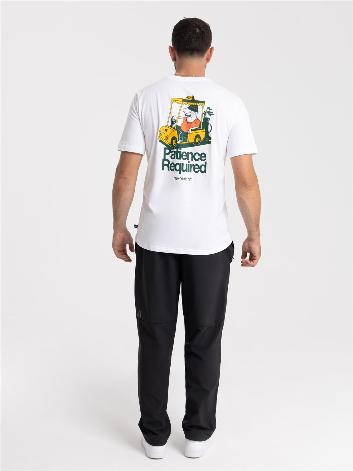 Chip In NYC Graphic Tee White