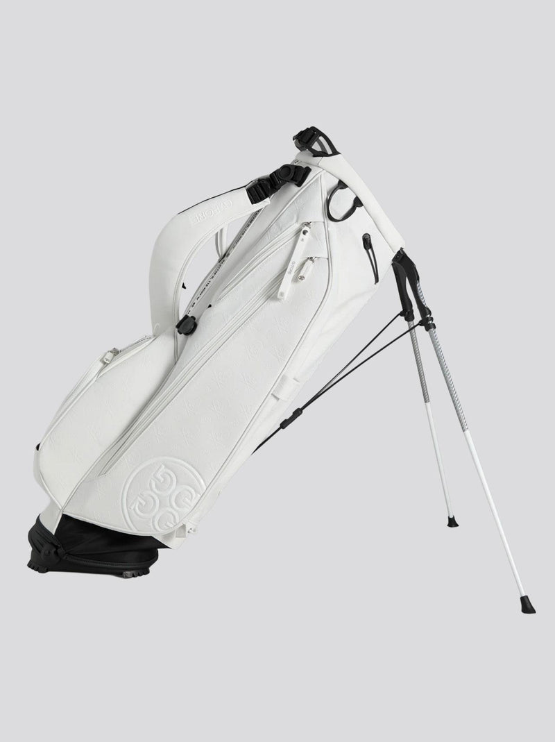 Embossed Skull & Tees Daytona Carry Golf Bag Snow