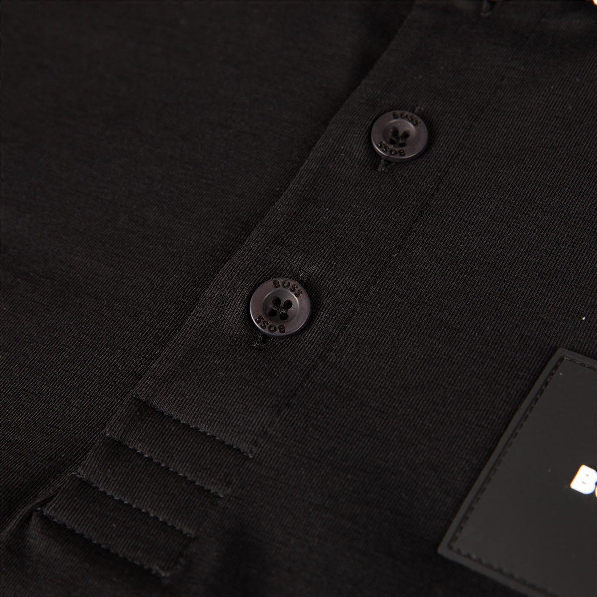 Paddy Rib Polo Black
