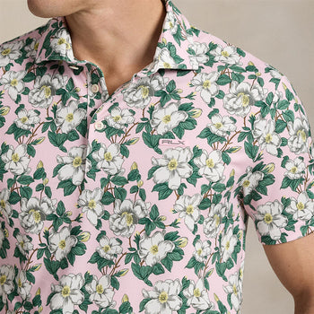 Ralph Lauren RLX Tailored Fit Airflow Polo Georgia Rose Garden
